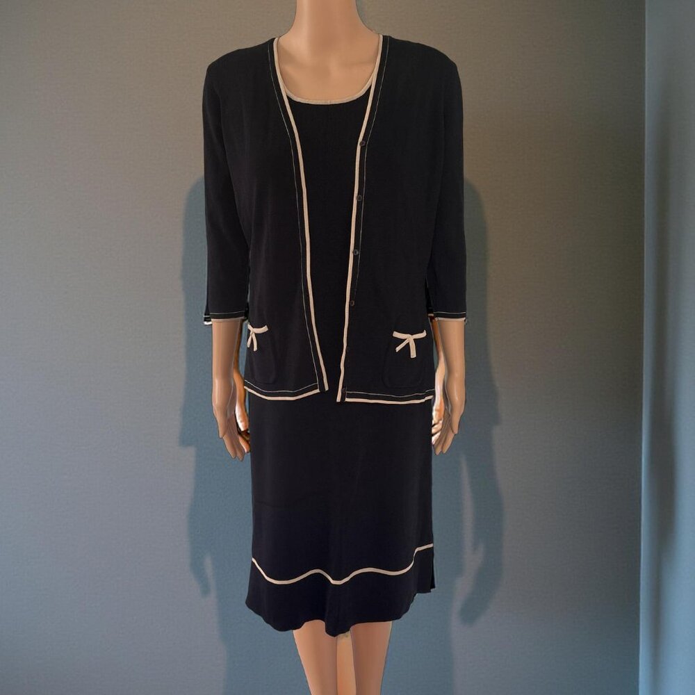 Max Studio Sleeveless Dress and Sweater Set XS